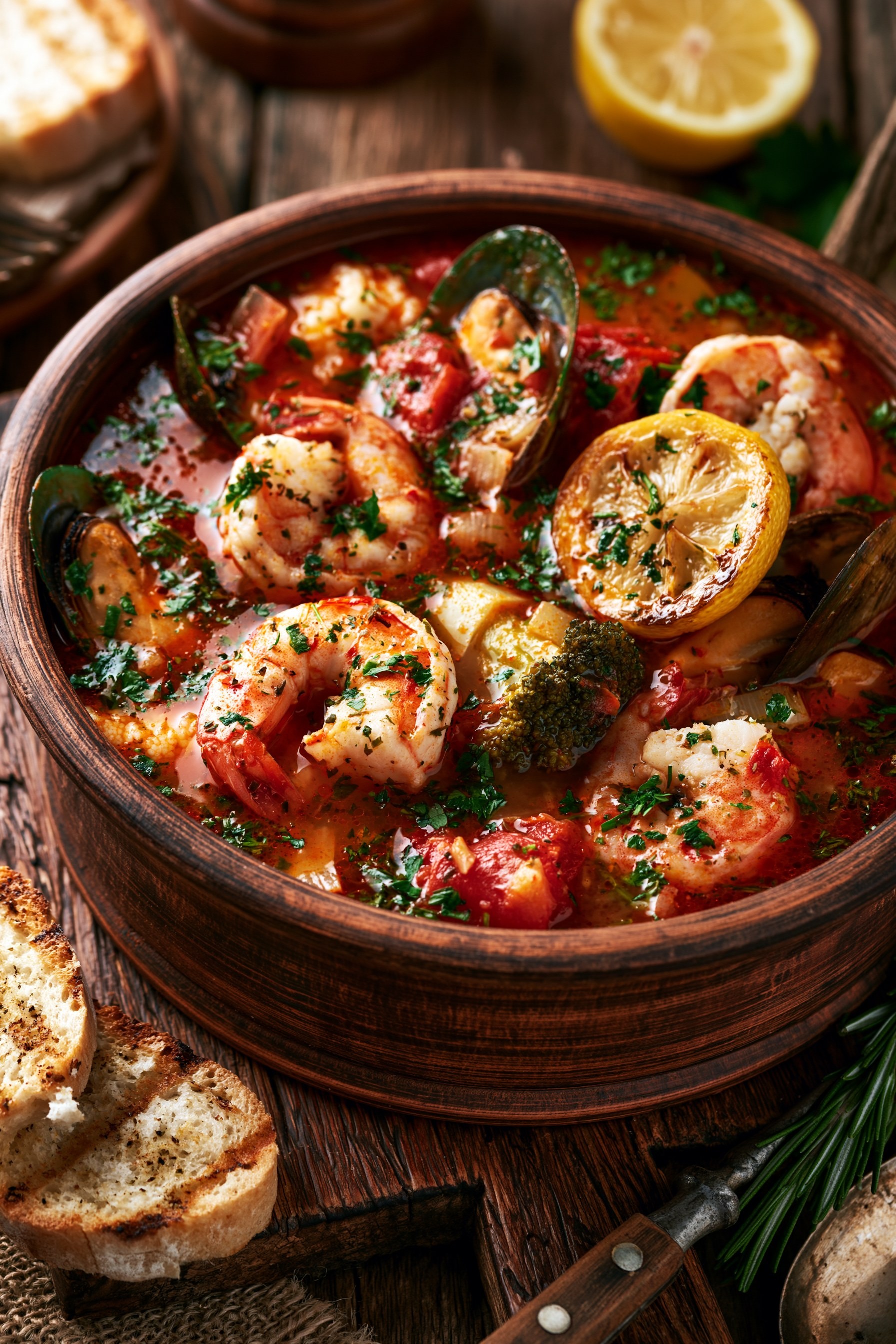 Delicious Shrimp and Seafood Stew