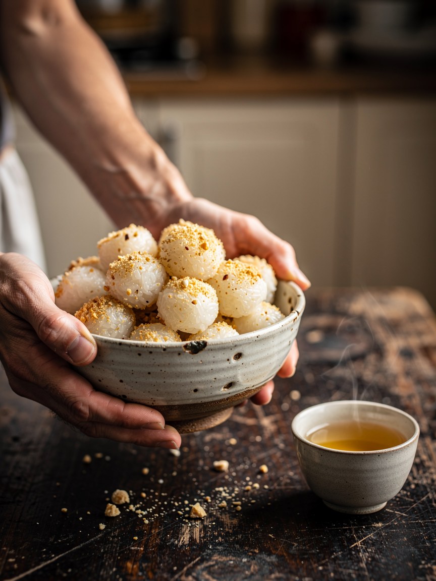 Deliciosos Dumplings Dulces con Té