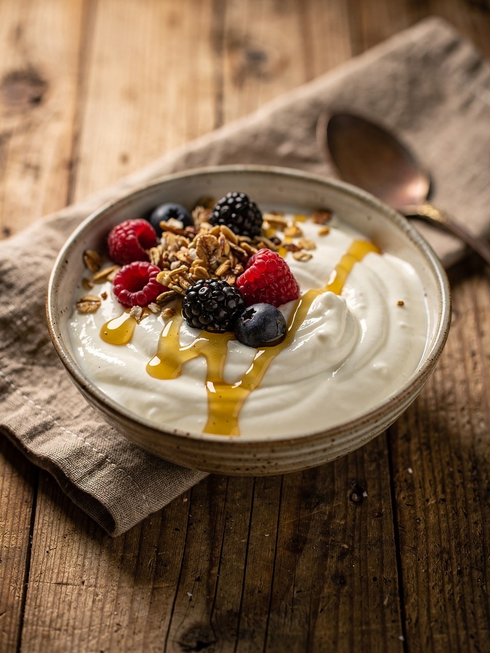 Delicious Yogurt Bowl with Fresh Berries