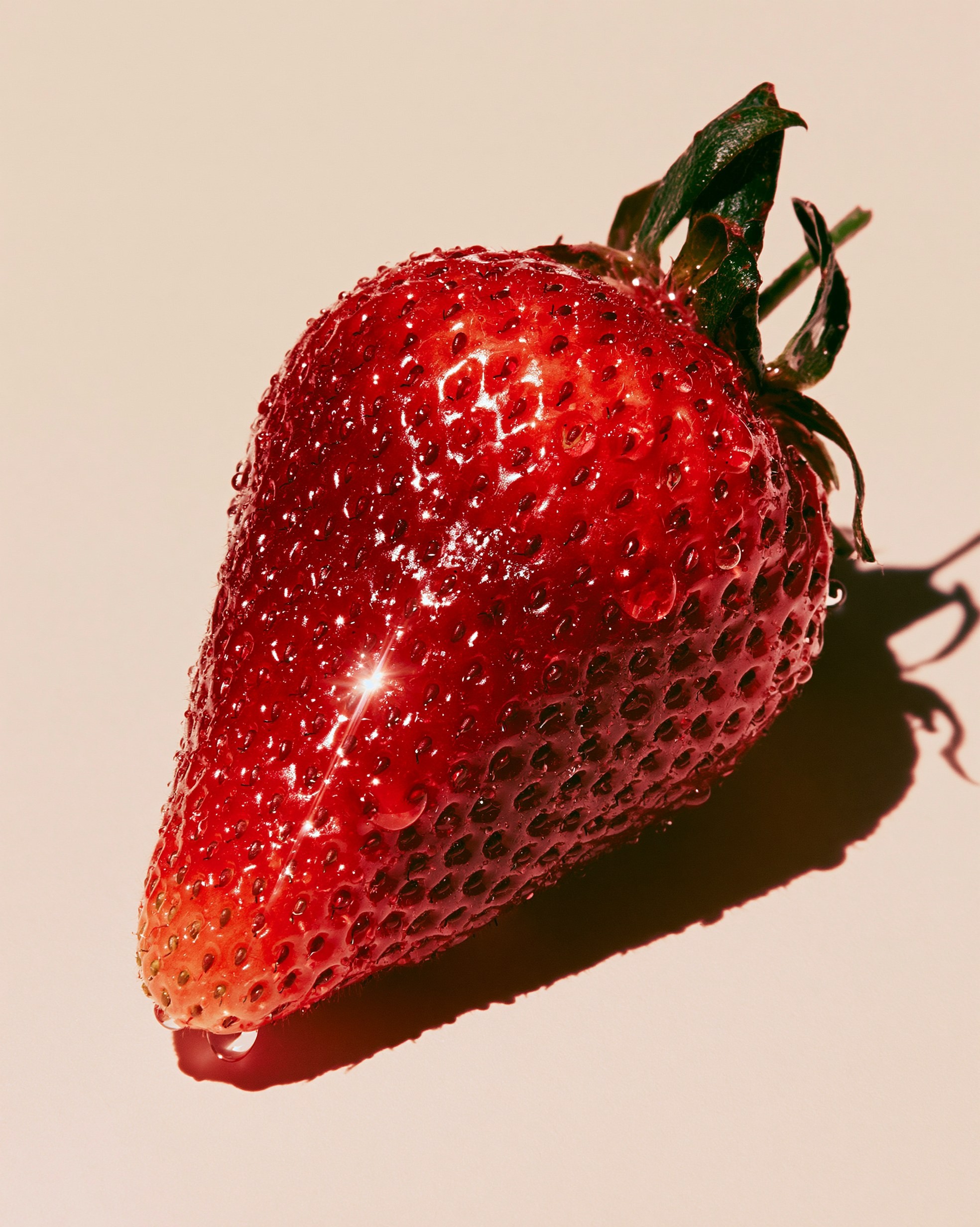 Fresh and Juicy Strawberry Close-Up
