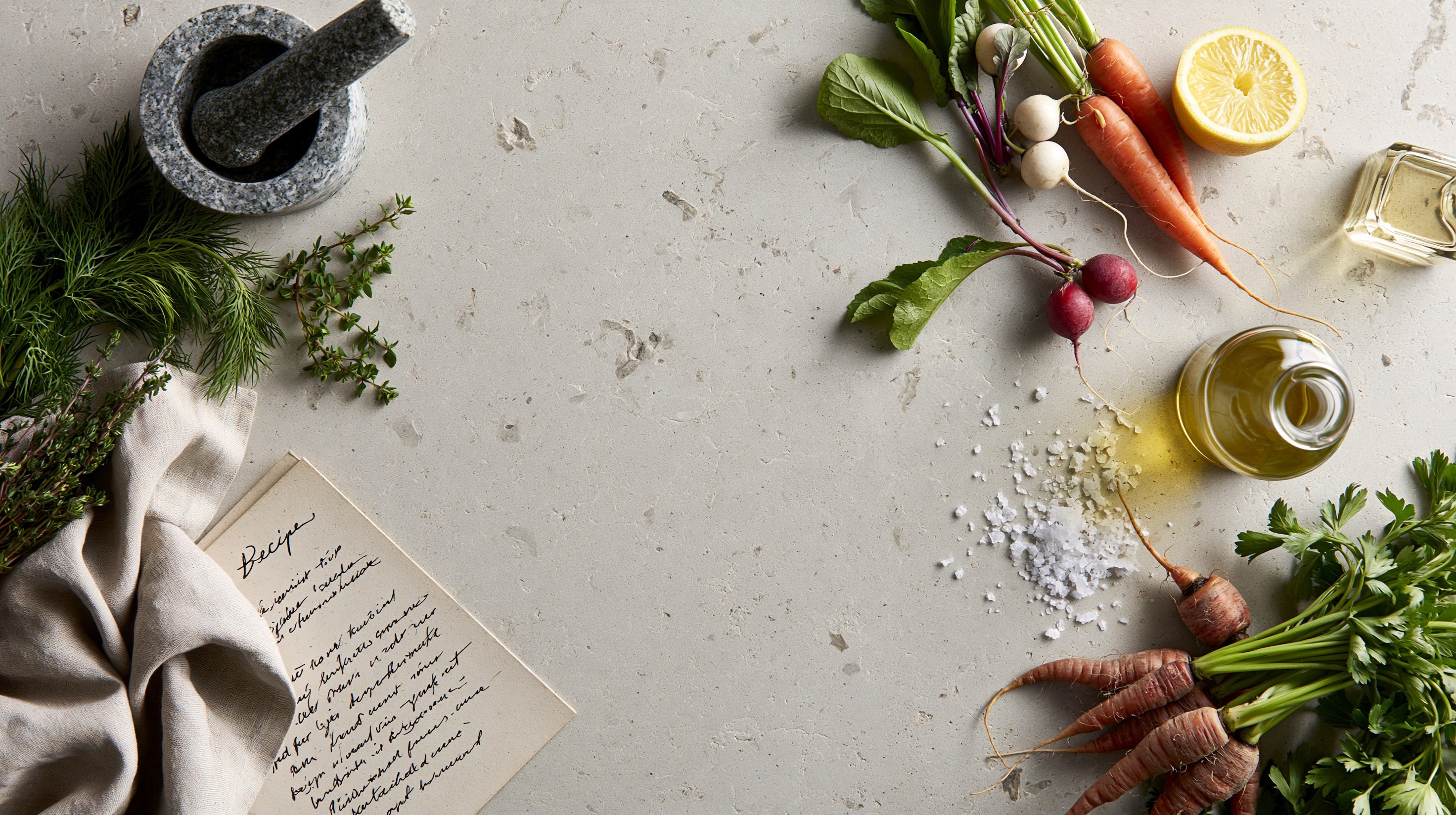 Ingredientes Frescos para una Receta Sabrosa