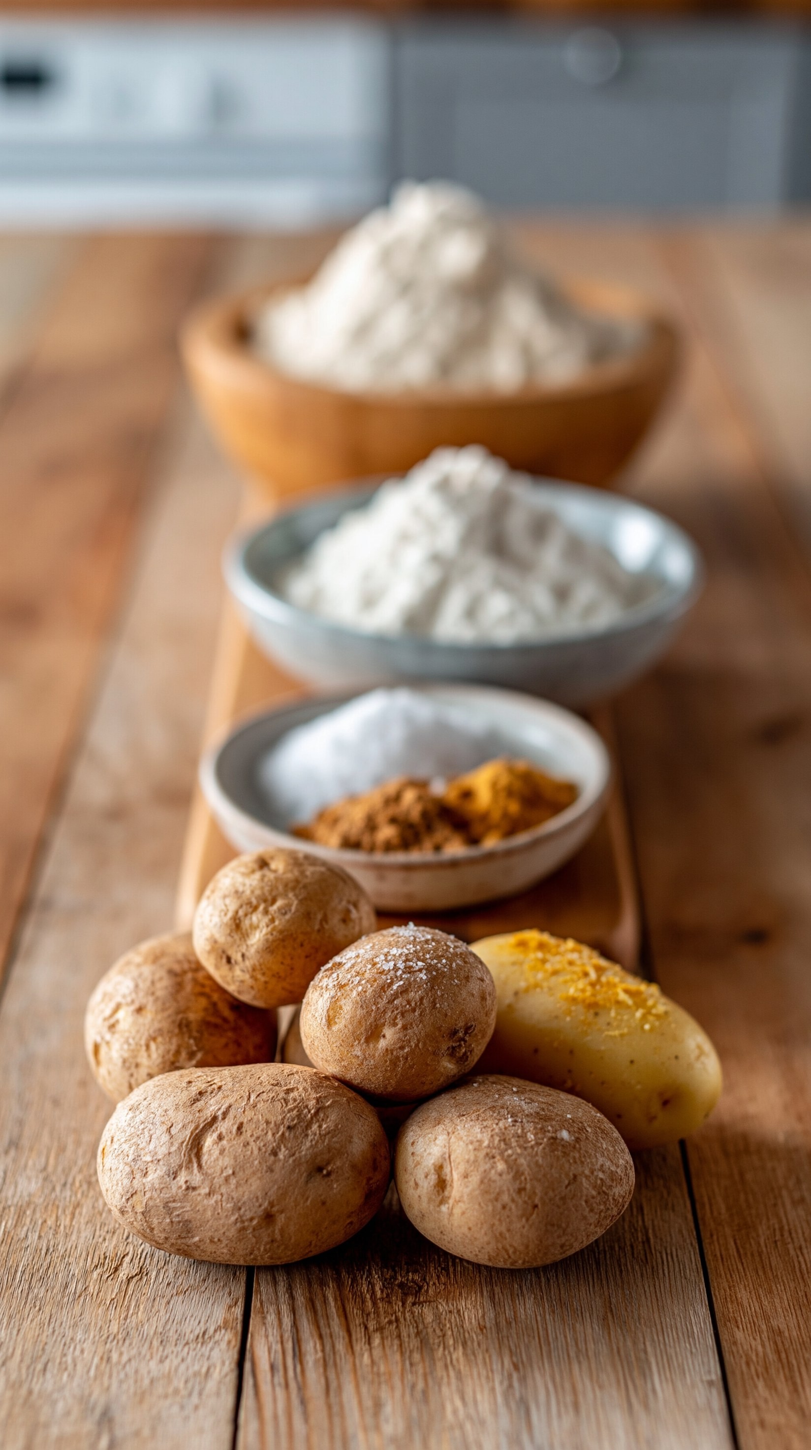 Ingredientes Frescos para Cocinar: Papas y Especias