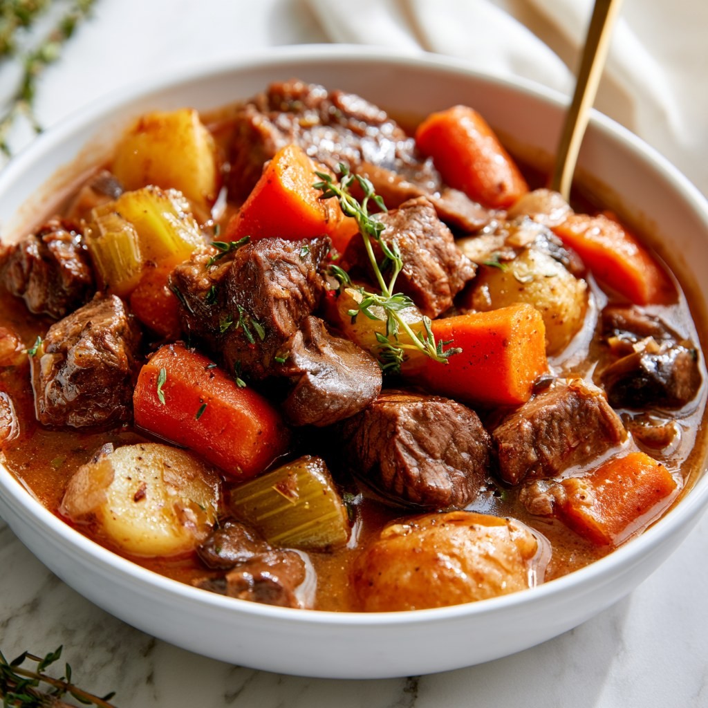 Estofado de Carne Reconfortante con Verduras