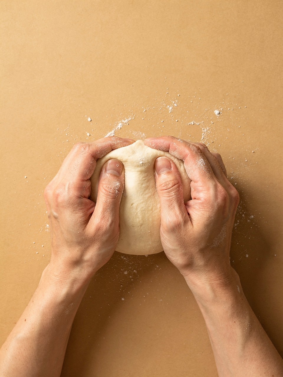 Amasando Masa Fresca para Recetas de Panadería