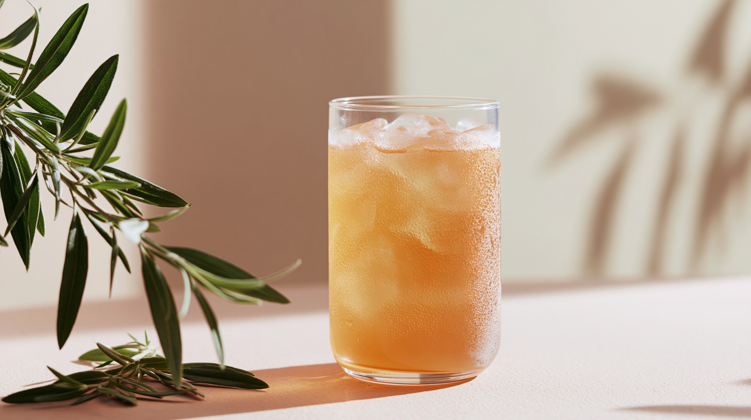 Refrescante Bebida de Té Herbal Frío
