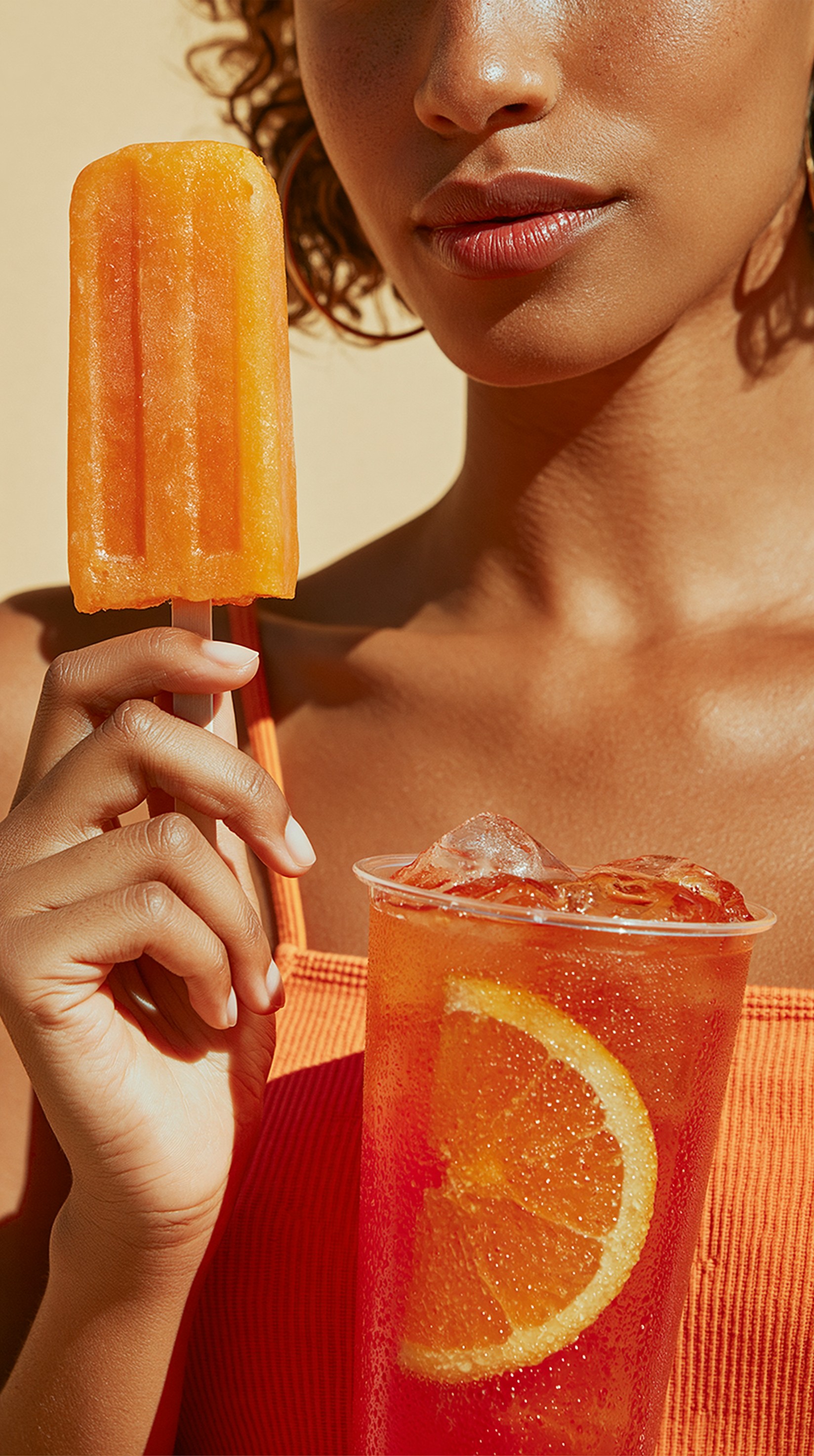 Refreshing Summer Treats: Popsicle & Drink