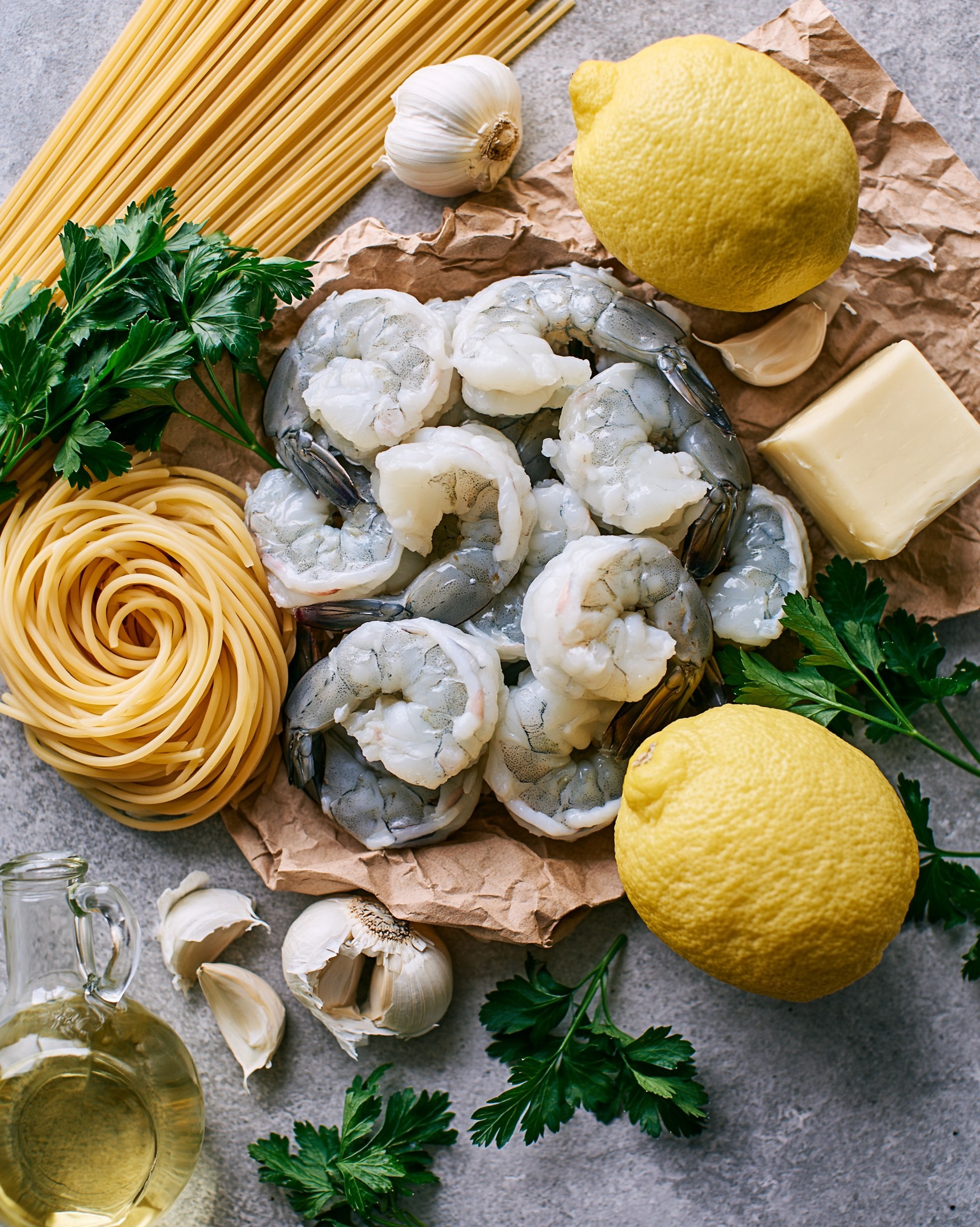 Shrimp Pasta Ingredients for a Delicious Dish